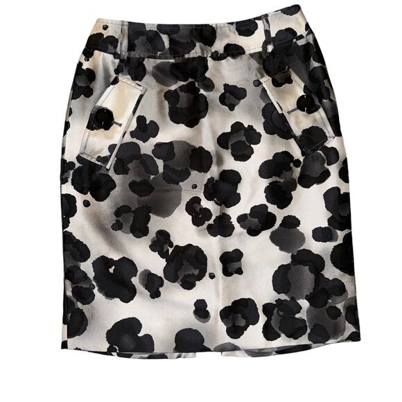 Eccoci Animal - Leopard Print Pencil Skirt Sz 0 - Picture 1 of 4